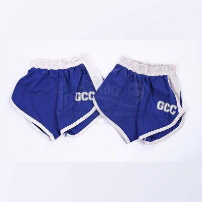 Lot # 13 - S1E17 - "Physical Education": Two Greendale Athletic Department Gym Shorts