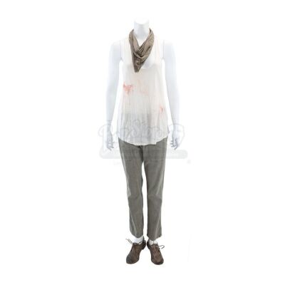 Lot # 23 - S1E03 98 Seconds: Katie Bowman's Blood-Stained Resistance Hijacking Truck Costume