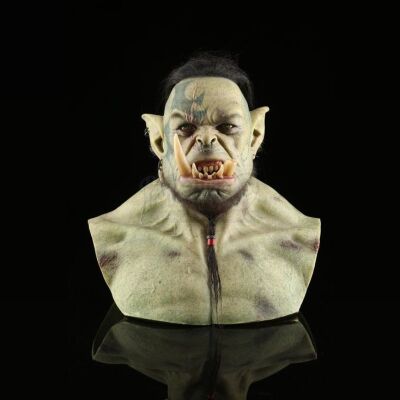 Lot # 4: Green Orc VFX Reference Bust