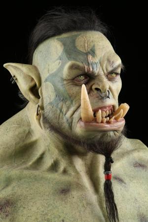 Lot # 4: Green Orc VFX Reference Bust - 8