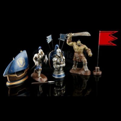 Lot # 16: Five Miniature War Room Figurines