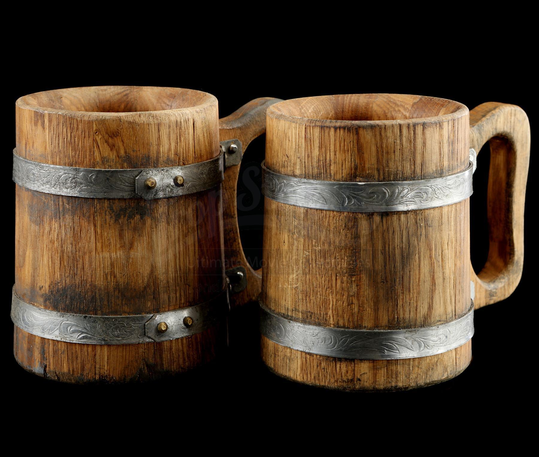 Lot # 374: Two Stout Beer Mugs - Price Estimate: