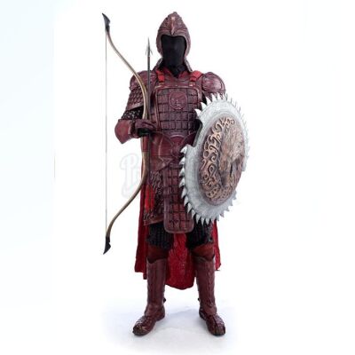 Lot # 11: Red Eagle Corps Soldier Armor with Weapons