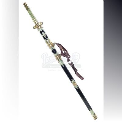 Lot # 69: Strategist Wang's (Andy Lau) Jade Handled Sword and Sheath