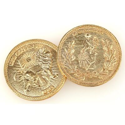 Lot # 39: JOHN WICK: CHAPTER 3 - PARABELLUM - Two High Table Currency Coins