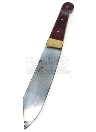 Lot # 446: JOHN WICK: CHAPTER 3 - PARABELLUM - John Wick's Stunt Antique Fight Spear Pointed Knife - 3