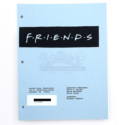 Lot # 20: FRIENDS - Original Table Draft Script for "The One with Ross's New Girlfriend"