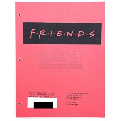 Lot # 25: FRIENDS - Original Script for "The One with Mrs. Bing"