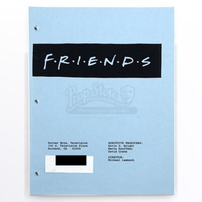 Lot # 36: FRIENDS - Original Script for "The One with Ross's New Girlfriend"