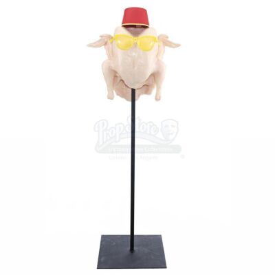 Lot # 103: FRIENDS - Studio-Edition Authorized Reproduction: Monica Geller's Turkey with Sunglasses, Fez, and Stand (#3 of 3)