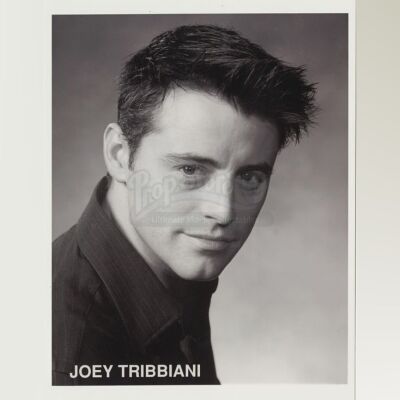 Lot # 107: FRIENDS - Joey Tribbiani's Purina One Audition Black and White Headshot and Resume