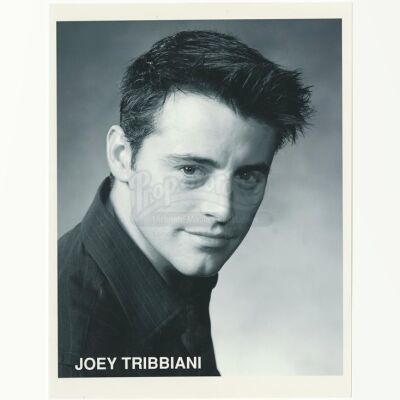 Lot # 110: FRIENDS - Joey Tribbiani's Purina One Audition Black and White Headshot