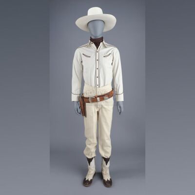 Lot # 1: THE BALLAD OF BUSTER SCRUGGS - Buster Scruggs' (Tim Blake Nelson) Cowboy Costume