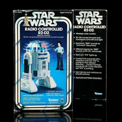 Lot # 1: Radio-Controlled R2-D2 8" Figure - Sealed [Kazanjian Collection]