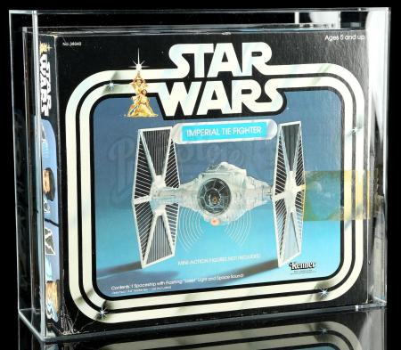 Lot # 19: Imperial TIE Fighter (With Catalog Label) AFA 80Q [Kazanjian Collection] - 2