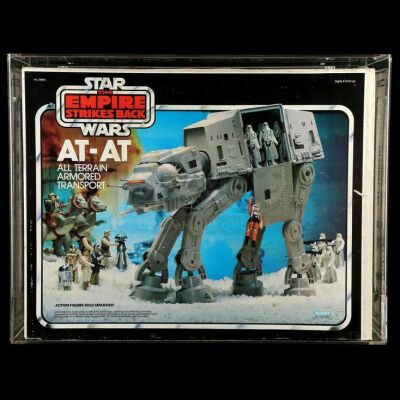 Lot # 24: AT-AT Vehicle (With Moving Label) CAS 75+ [Kazanjian Collection]