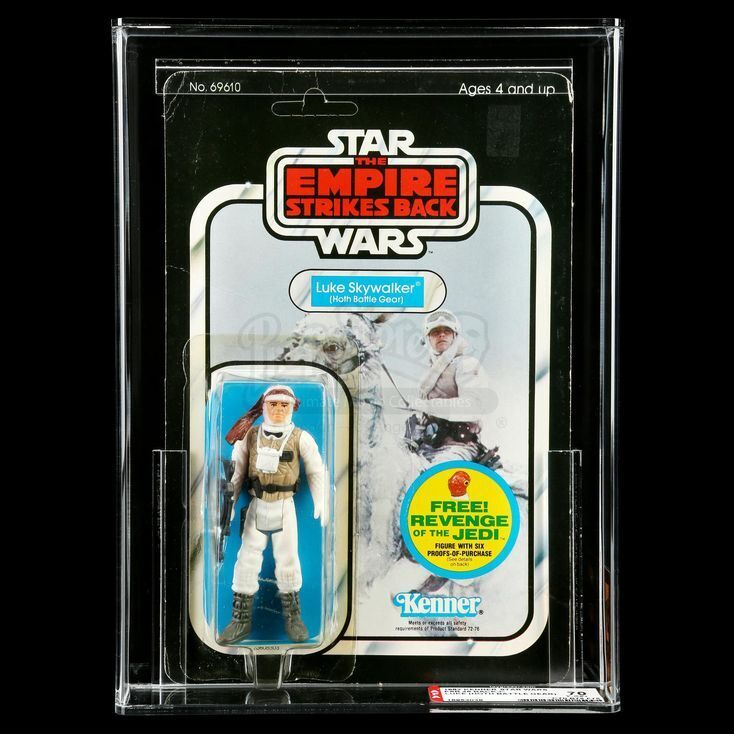 Lot # 214: Luke Skywalker (Hoth Battle Gear) ESB48B AFA 70Y