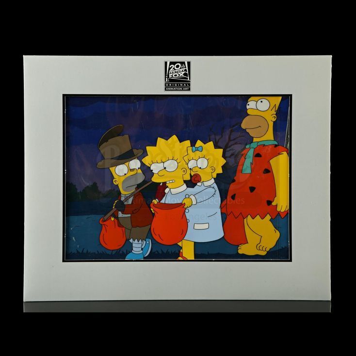 THE SIMPSONS Original and Framed 