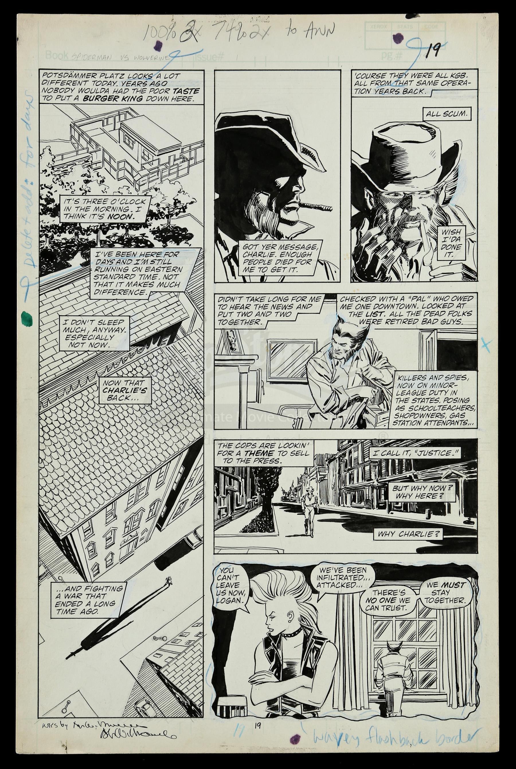 Fred Kida Original Art For Sale | ComicArtTracker