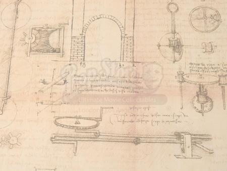 Lot # 22: THE HOUSE WITH A CLOCK IN ITS WALLS - Two Isaac Izard's (Kyle MacLachlan) Prototype Blueprints - 4