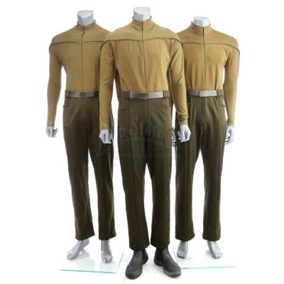 Lot # 16: STAR TREK (2009) - Kelvin Olive Uniform Set