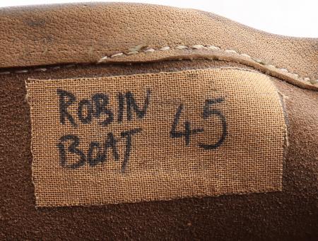 Lot # 24: ROBIN HOOD (2018) - Robin's Crusader Costume with Bow, Sword, Arrow, and Draft Notice - 9