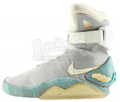 Lot #92 - BACK TO THE FUTURE PART II (1989) - Marty McFly's (Michael J. Fox) Left Nike MAG Sneaker