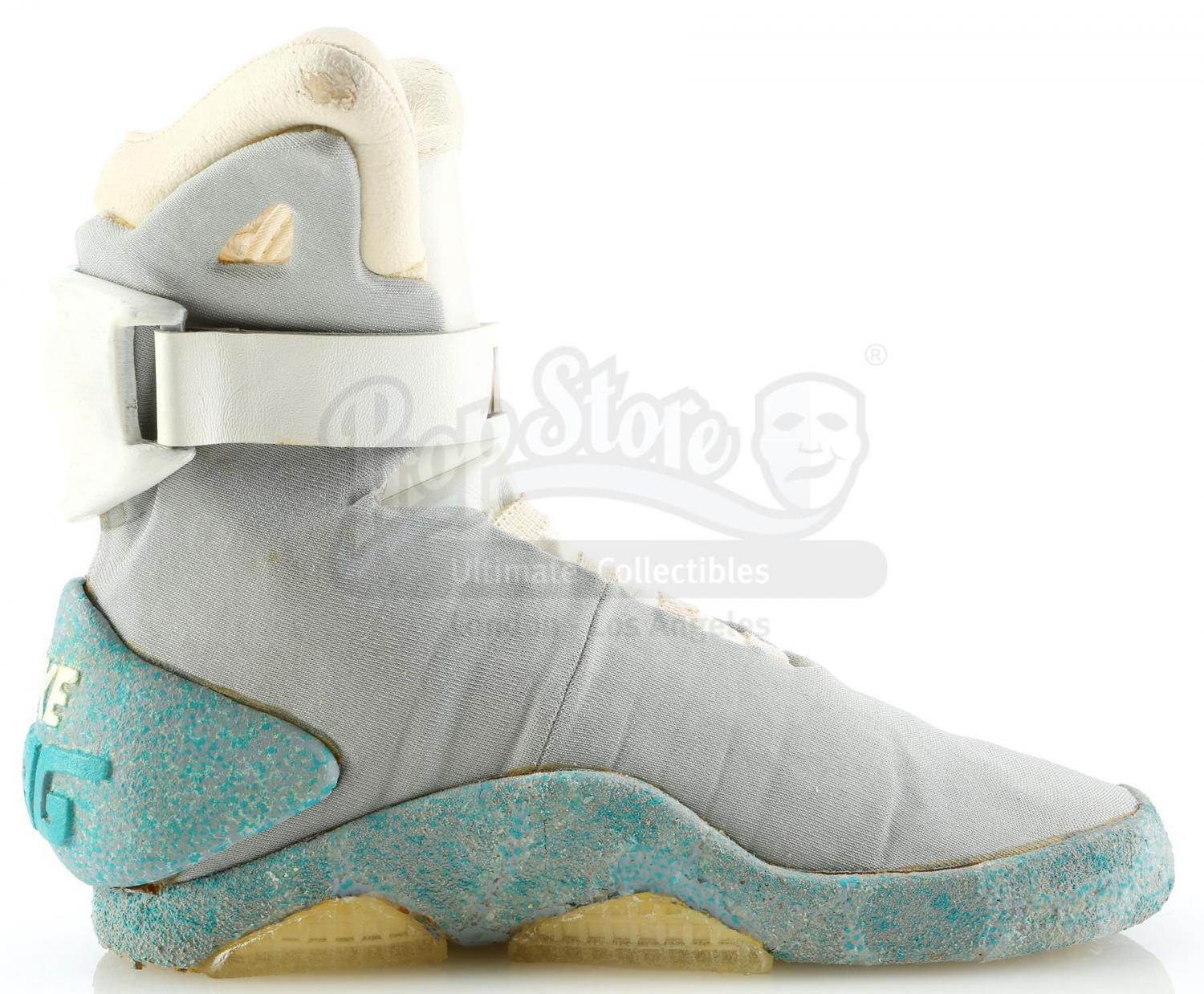 Lot 92 Back To The Future Part Ii 19 Marty Mcfly S Michael J Fox Left Nike Mag Sneaker Price Estimate 000