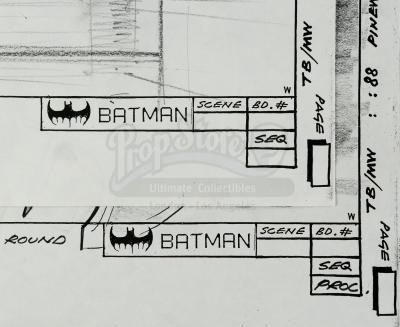 Lot #105 - BATMAN (1989) - Set Of Four Hand-drawn Storyboards - 6