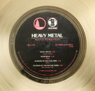 Lot #328 - HEAVY METAL (1981) - Framed Heavy Metal Soundtrack Gold ...