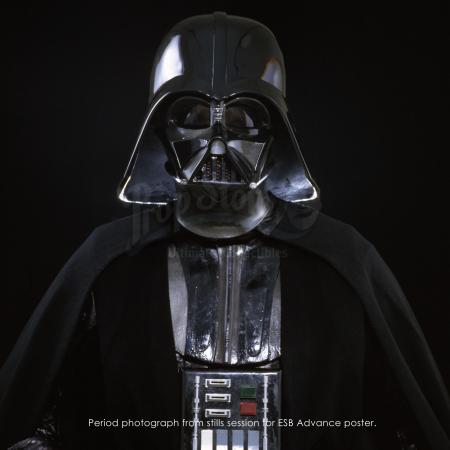 Lot #672 - STAR WARS: A NEW HOPE (1977) - 1977/1978 Darth Vader Promotional Costume With Poster-Matched Helmet - 43