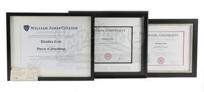 Lot # 63: THE HAUNTING OF HILL HOUSE - Theo Crain's Degrees with Royalty Check