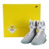 Lot # 30: BACK TO THE FUTURE PART II (1989) - Official Licensed (2011) Light-Up Size 7 Marty McFly (Michael J. Fox) Nike MAG Shoes