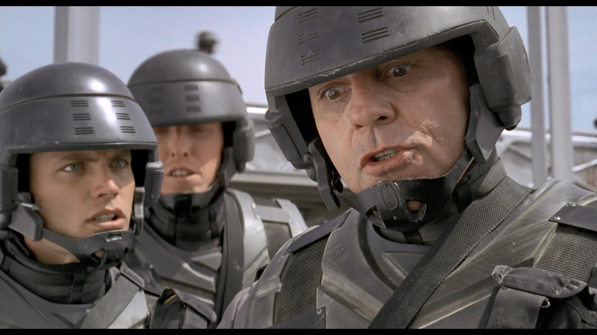 Lot # 355: STARSHIP TROOPERS (1997) - Jean Rasczak's (Michael Ironside ...