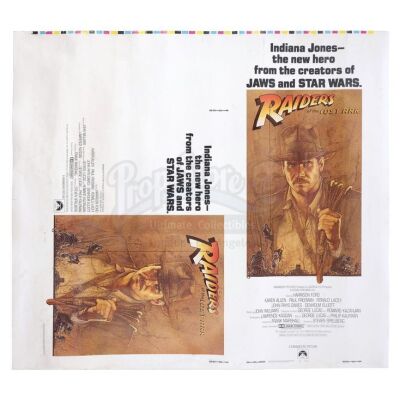 Lot # 763: RAIDERS OF THE LOST ARK (1981) - Uncut Poster Printer's Proof