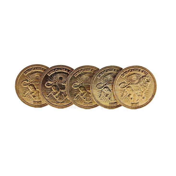 Lot #210 - JOHN WICK: CHAPTER 3 - PARABELLUM (2019) - Set of Three High  Table Currency Coins
