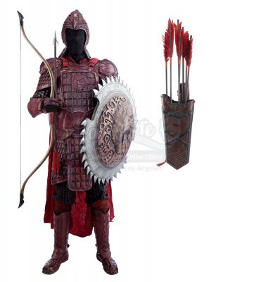 Lot # 12: Red Eagle Corps Soldier Armor with Weapons