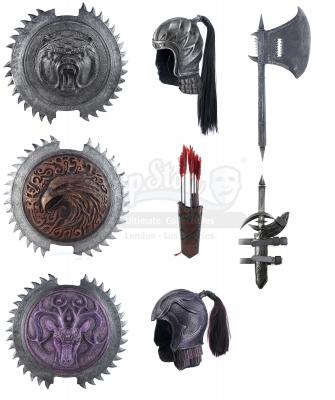 Lot # 14: Nameless Order Army Weapons and Helmets