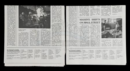Lot # 4: The Gifted - Set of Two Washington Metro Newspapers - 4
