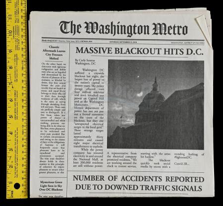 Lot # 4: The Gifted - Set of Two Washington Metro Newspapers - 5