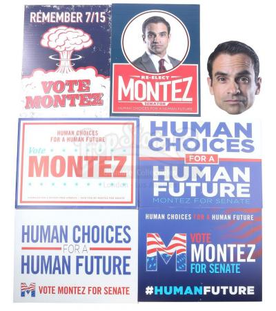 Lot # 13: The Gifted - Set of Senator Matthew Montez's Campaign Materials