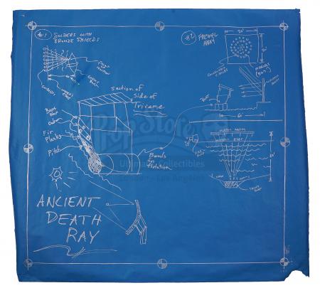 Lot # 92: Episode "Ancient Death Ray" (2004, E16): Episode Blueprint - Ancient Death Ray