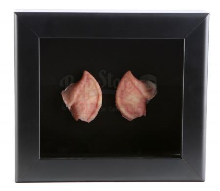 Lot # 2: Star Trek Into Darkness (2013) - Framed Spock (Leonard Nimoy) Ears from the Collection of Leonard Nimoy