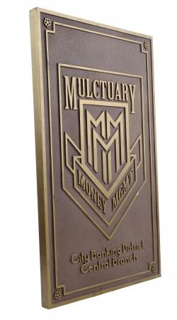 Lot # 9: Netflix's A Series of Unfortunate Events (TV Series) - Mulctuary Bank Sign - 2