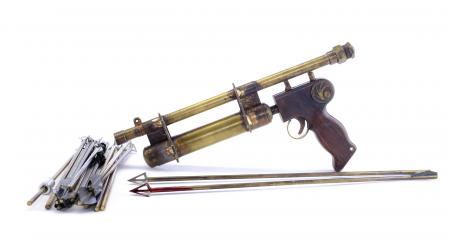 Lot # 210: Netflix's A Series of Unfortunate Events (TV Series) - V.F.D. Harpoon Gun with Arrows