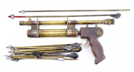 Lot # 210: Netflix's A Series of Unfortunate Events (TV Series) - V.F.D. Harpoon Gun with Arrows - 8
