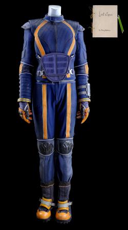 Lot # 4: Lost In Space (2018-2021) - Penny Robinson (Mina Sundwall) Spacesuit Under Layers with Boots, Wrist Communications Device, and "Lost In Space" Journal