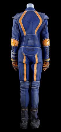 Lot # 4: Lost In Space (2018-2021) - Penny Robinson (Mina Sundwall) Spacesuit Under Layers with Boots, Wrist Communications Device, and "Lost In Space" Journal - 4