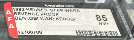 Lot # 150 - ROTJ Proof Card - Ben (Obi-Wan) Kenobi 48A AFA 85 - 5