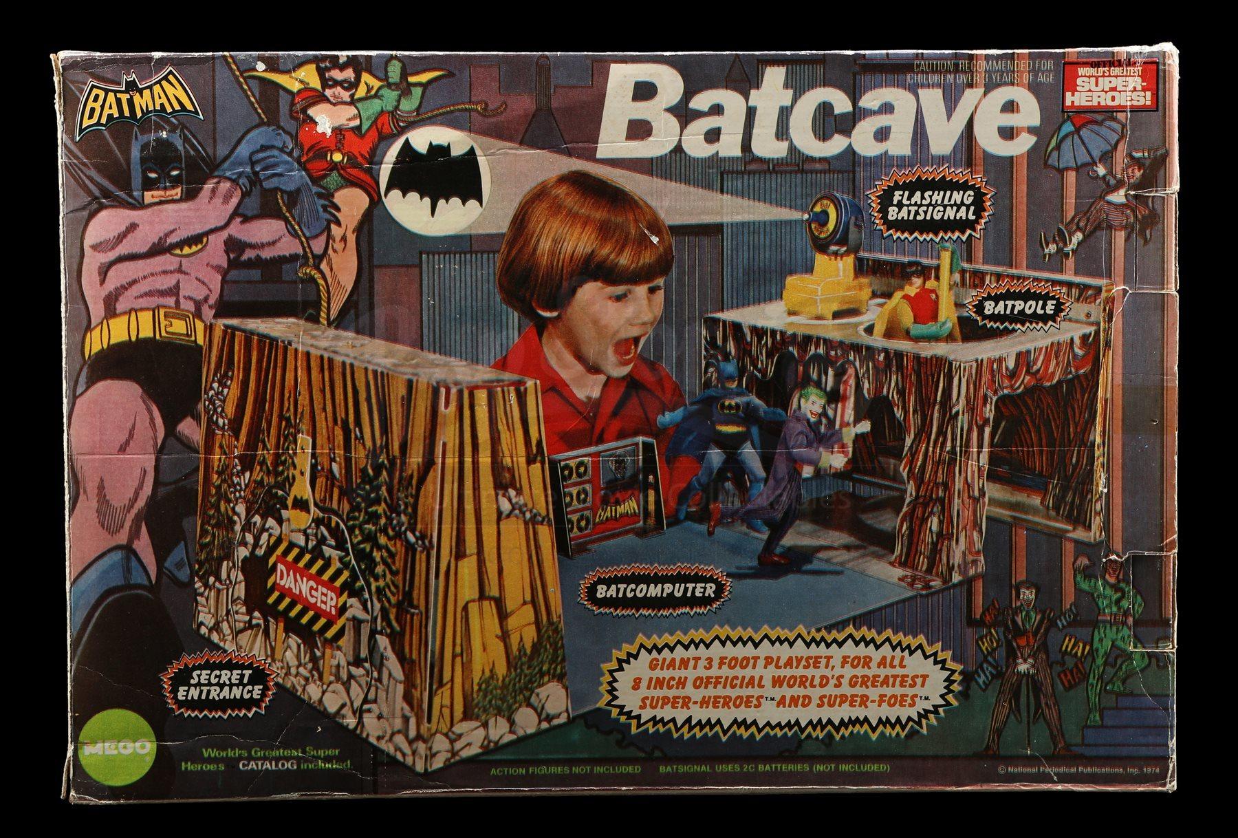 Lot # 396 - Mego Batcave Playset (Large Box Version) - Price Estimate ...